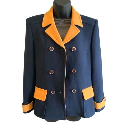 Luca Luca vintage womens jacket made in Italy 34 chest 24 long - Picture 2 of 9